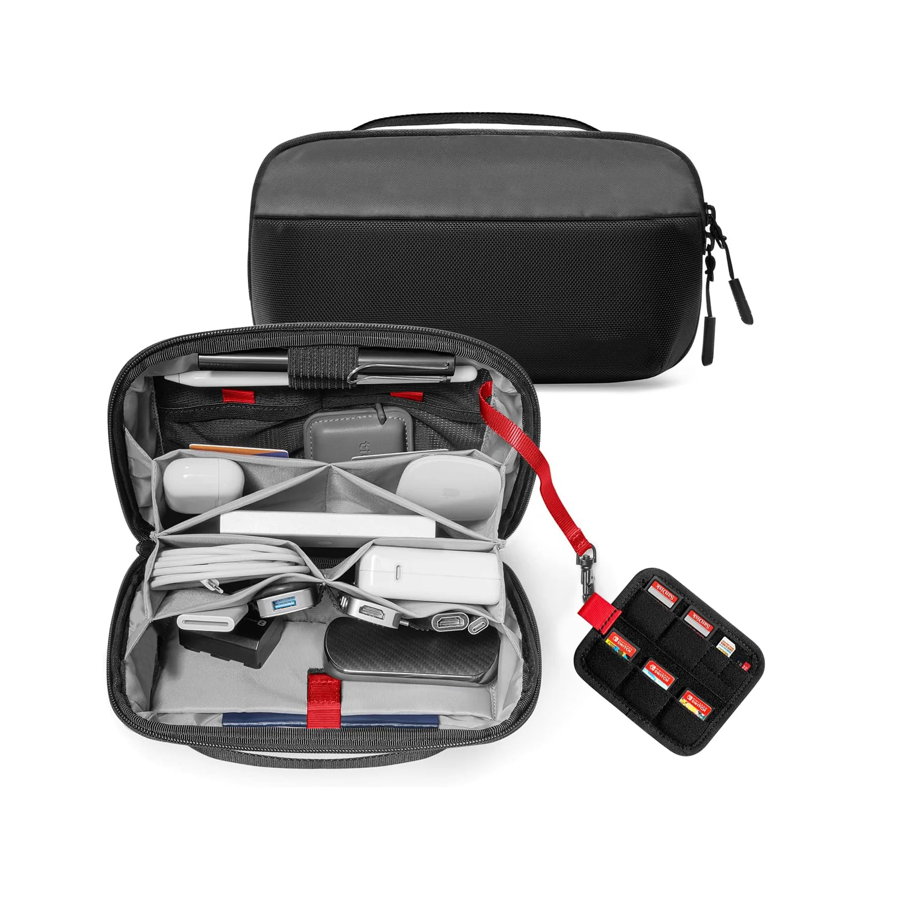Tech Accessories Storage - Kantong Organizer Perlengkapan Teknologi Perjalanan, Tahan