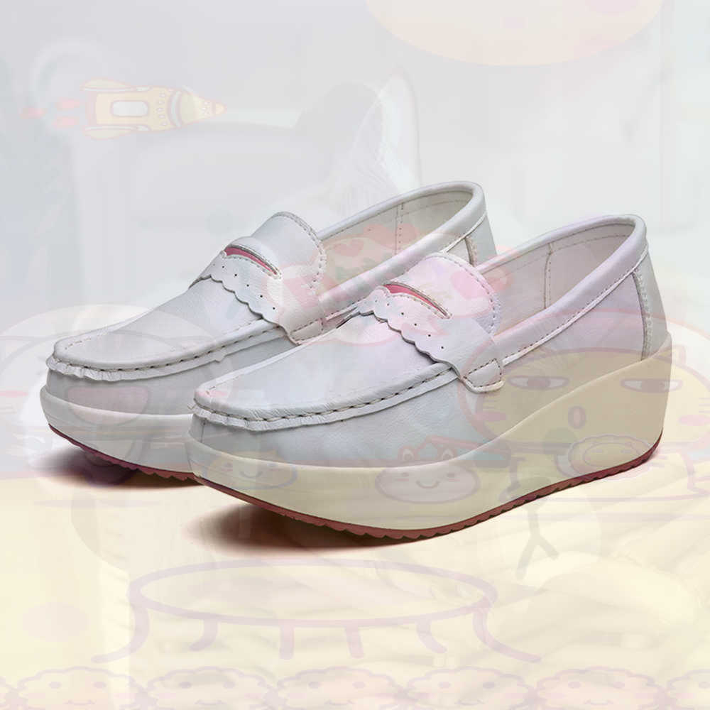 Tech Girl Accessories - Plataform Sepatu Kets Merah Muda Musim