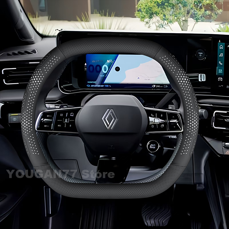 Tech Accessories Hub - Penutup Roda Kemudi Mobil Kulit untuk