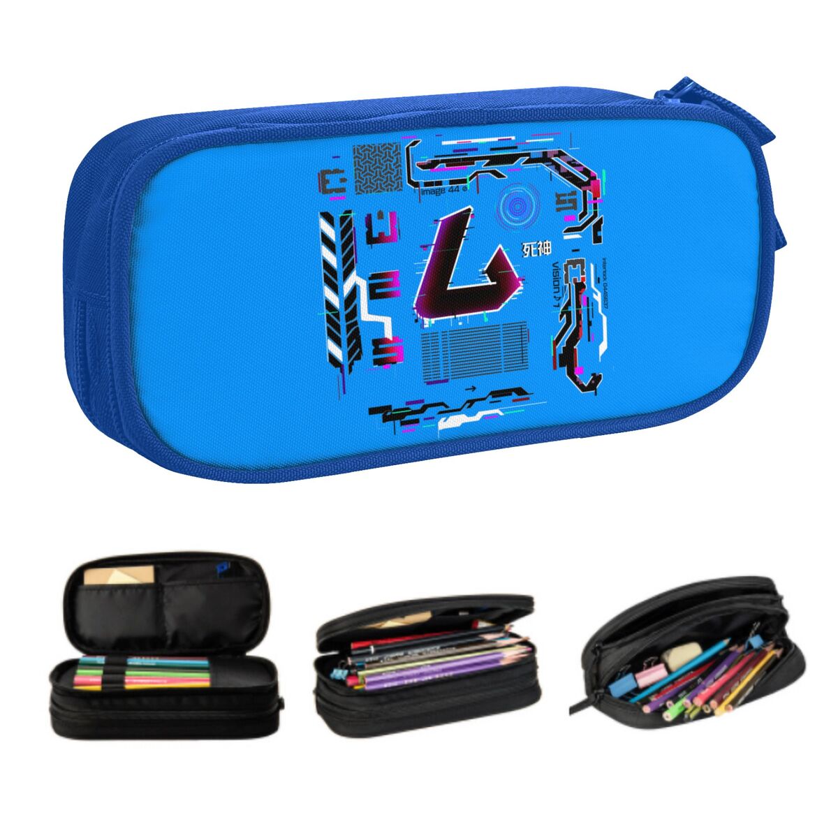 Tech Girl Accessories - Kotak Pensil Gaya Pakaian Jalan Teknologi