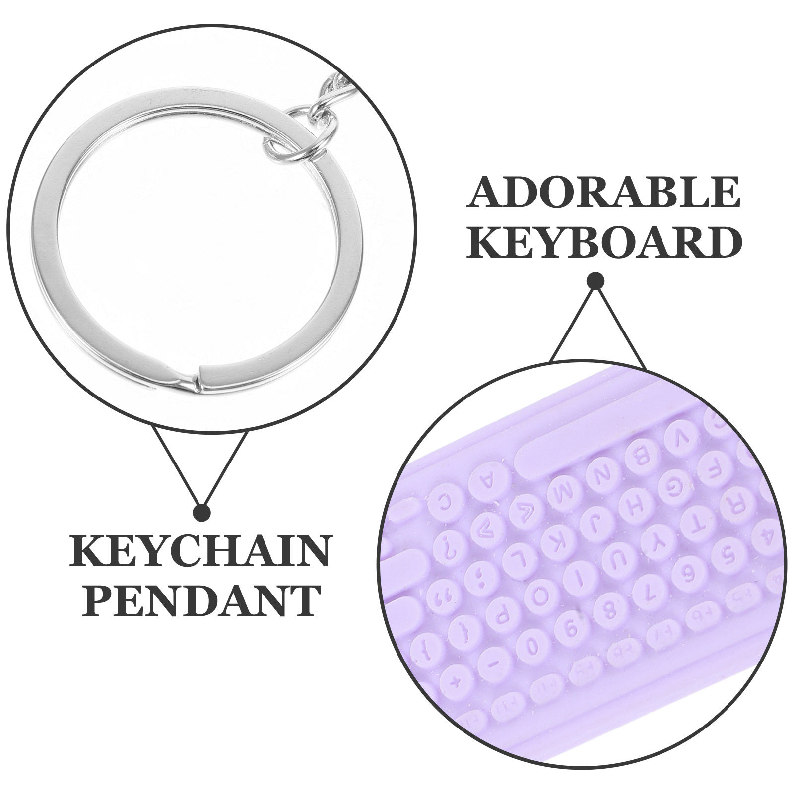 Gantungan Kunci Keyboard Mouse - Tech Girl Accessories ulasan dan harga