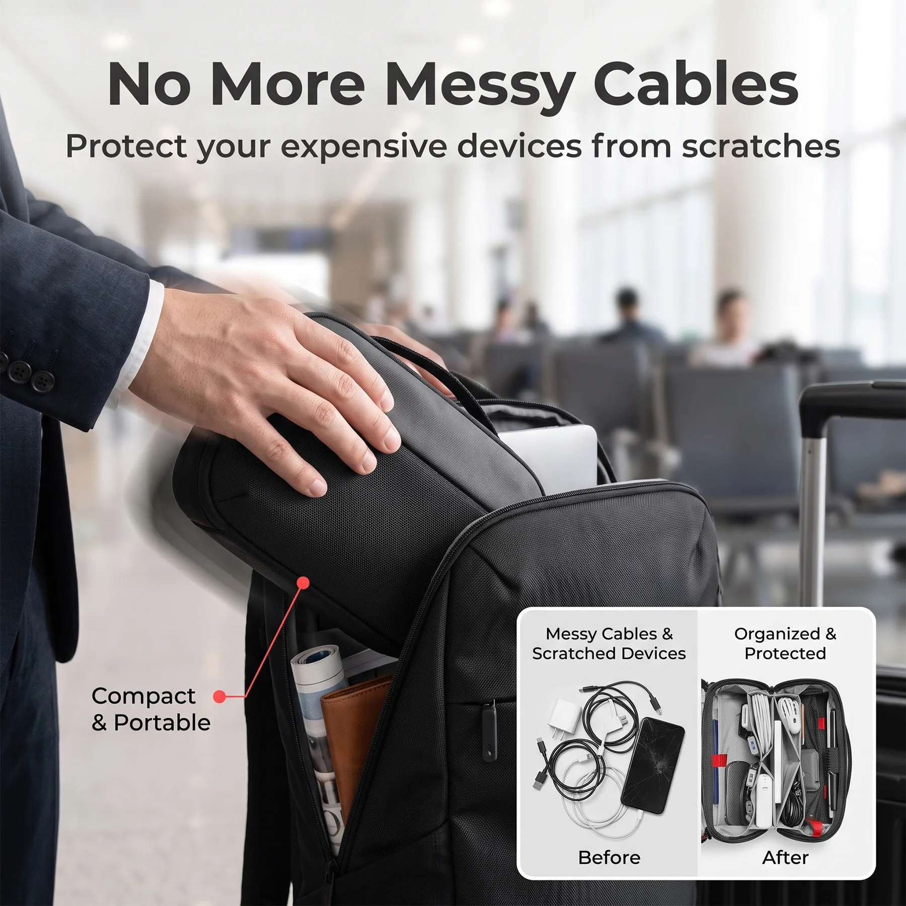 Kantong Organizer Perlengkapan - Tech Accessories Storage ulasan dan harga