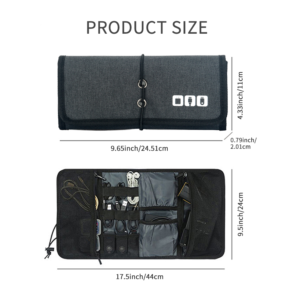 Tas Penyimpanan Kabel Perjalan - Tech Accessories Storage ulasan dan harga