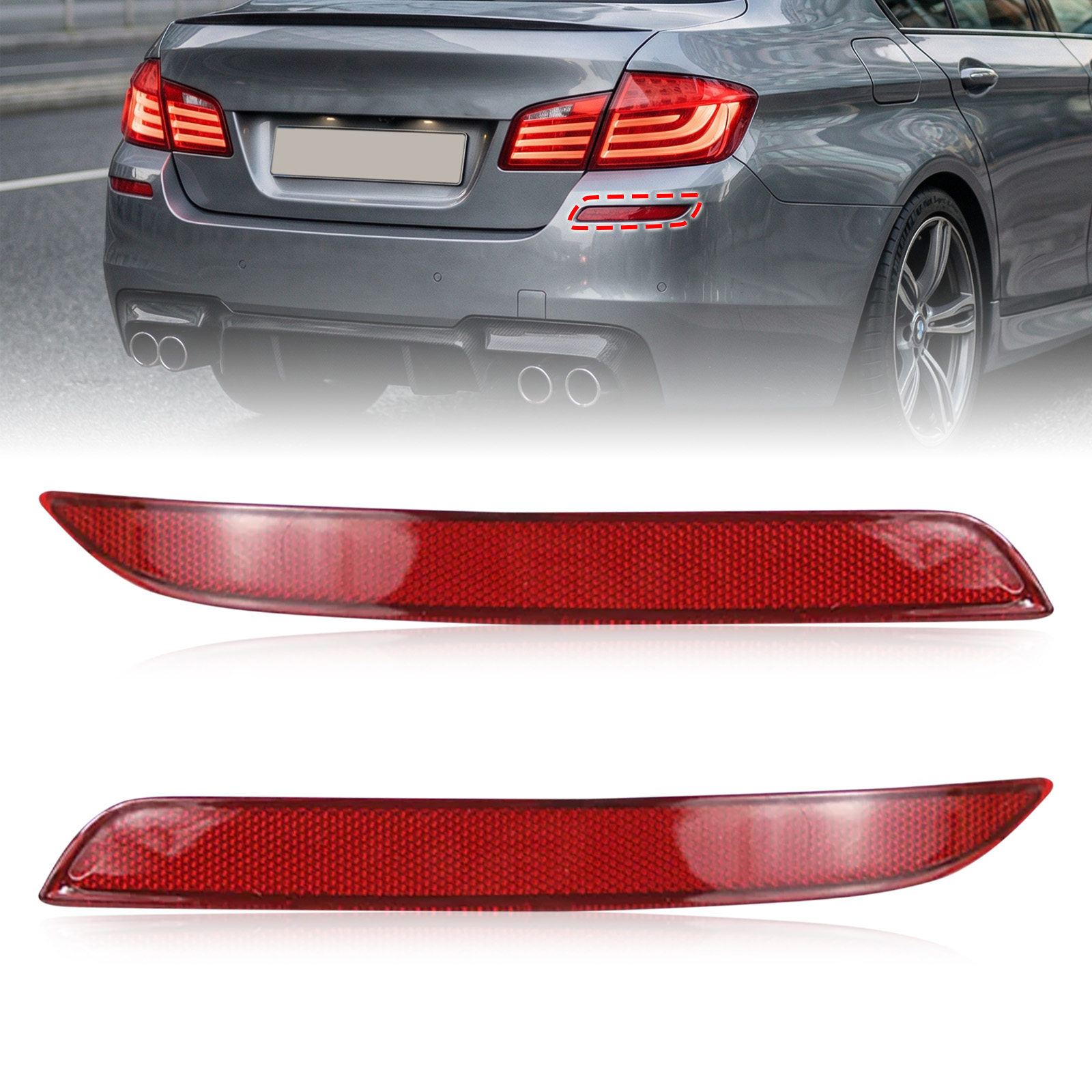 Reflektor Bumper Belakang Mobi - Top Tech Accessories ulasan dan harga