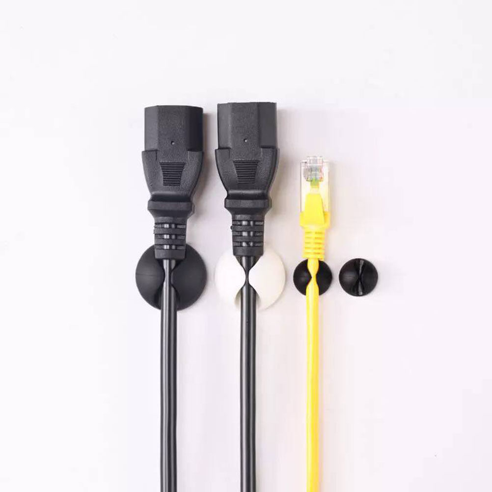 20Pcs Penjepit Kabel dengan Pe - Desk Cable Clip ulasan dan harga