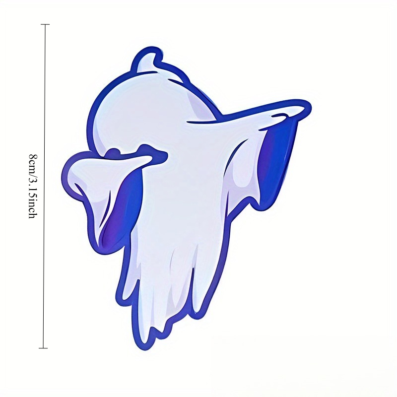 2pcs Stiker Vinyl Hantu Dabbin - Tech Gear Accessories ulasan dan harga