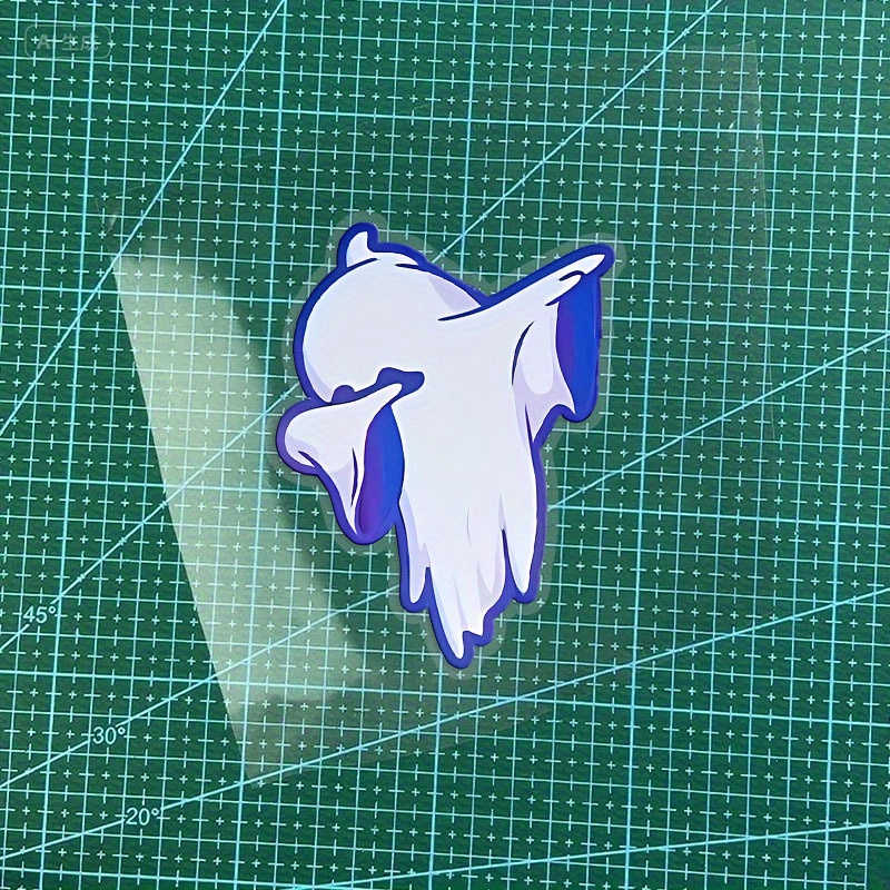 2pcs Stiker Vinyl Hantu Dabbin - Tech Gear Accessories ulasan dan harga