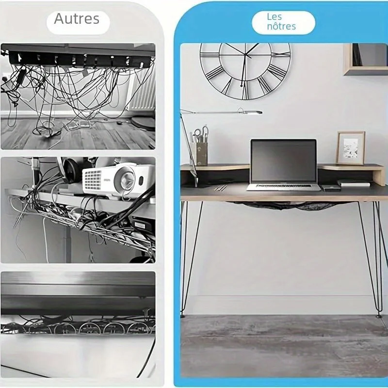 Jaring Manajemen Kabel Bawah M - Tech Room Accessories ulasan dan harga