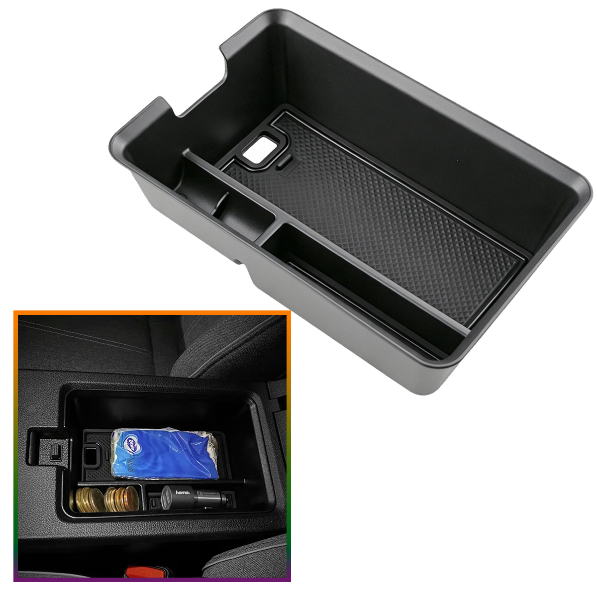Kotak Penyimpanan Sandaran Tan - Tech Accessories Storage ulasan dan harga